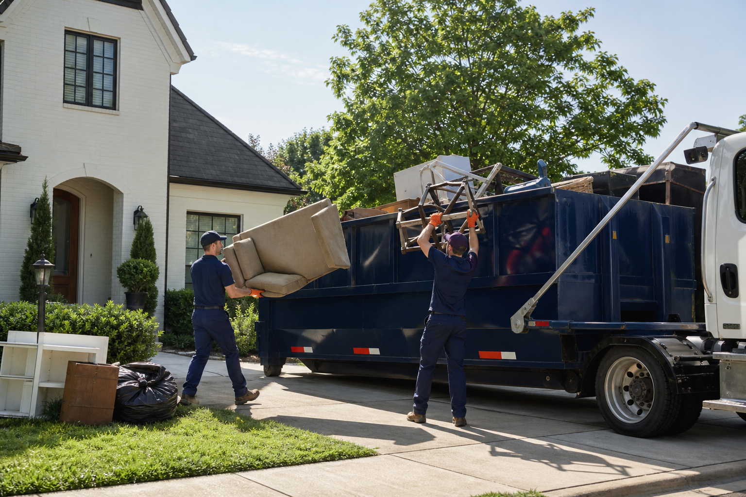 Clean Way hauling crew